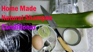 Herbal coconut milk shampoo