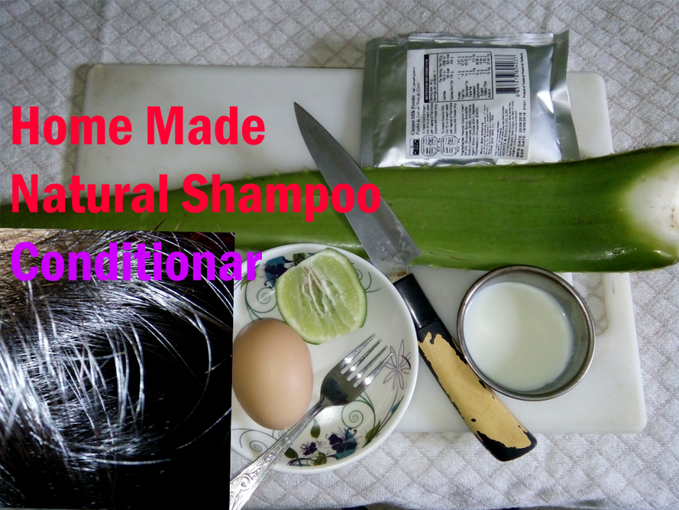 Herbal coconut milk shampoo